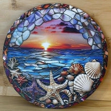 Load image into Gallery viewer, Acrylic Suncatcher with Chain - Large - Beachy
