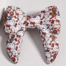 Load image into Gallery viewer, 3D Cartoon Printed Bow Silicone Focal Beads 40*40mm - 15 Different Prints
