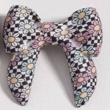 Load image into Gallery viewer, 3D Cartoon Printed Bow Silicone Focal Beads 40*40mm - 15 Different Prints
