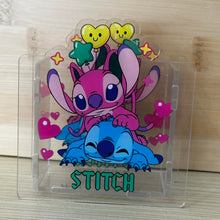 Load image into Gallery viewer, Acrylic Pen/Pencil/Brush Holder - Stitch Love
