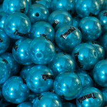 Load image into Gallery viewer, Tif Blue 16mm Acrylic Beads - 5 Count
