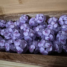 Load image into Gallery viewer, Love Fancy Purple 20mm Heart Acrylic Beads - 5 Count
