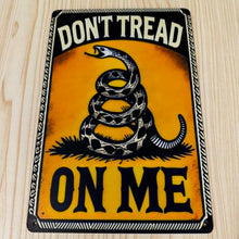 Load image into Gallery viewer, Creative Tin Sign 8X12  - Don't Tread on Me
