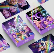 Load image into Gallery viewer, 92pc Anime Movie K-POP Demon Hunters Double Sided Color Printing Card Anime Peripheral Collection Card Collecting Cards
