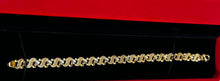 Load image into Gallery viewer, Heart Chain Bracelet Womens Small 7-1/4"
