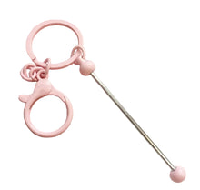 Load image into Gallery viewer, Beadable Keychain Bars with Chain -  Many Colors Available

