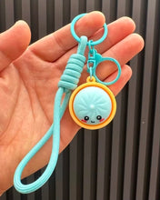 Load image into Gallery viewer, 3D PVC Lanyard Cute Cartoon Dumpling Backpack Key - Assorted Colors Avalable
