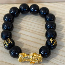 Load image into Gallery viewer, Black Obsidian Bracelet
