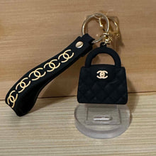 Load image into Gallery viewer, Cute Keychain Soft 3D Silicone PVC Rubber - CiCi Black
