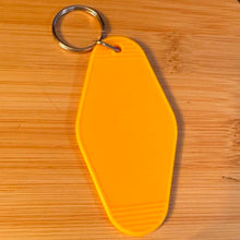 Load image into Gallery viewer, Plastic Hotel Blank Keychain Multiple Color Options
