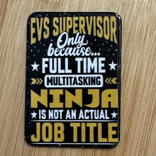 Load image into Gallery viewer, Acrylic Flatback - EVS Ninja - Black Glitter Background Glitter Flatback
