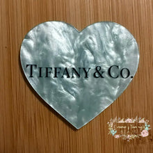 Load image into Gallery viewer, ACRYLIC FLATBACK - Tif Heart - Pearly Pearly Flatback
