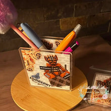 Load image into Gallery viewer, Acrylic Pen/Pencil/Brush Holder - Ready to Ship - Burberry Acrylic Pen/Pencil/Brush Holder
