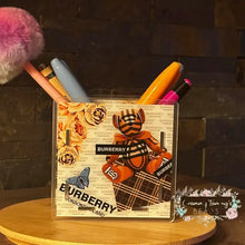 Load image into Gallery viewer, Acrylic Pen/Pencil/Brush Holder - Ready to Ship - Burberry Acrylic Pen/Pencil/Brush Holder
