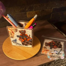 Load image into Gallery viewer, Acrylic Pen/Pencil/Brush Holder - Ready to Ship - Burberry Acrylic Pen/Pencil/Brush Holder

