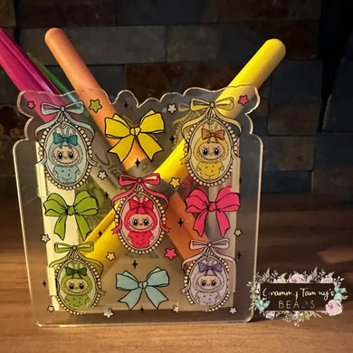 Acrylic Pen/Pencil/Brush Holder - Framed Lababu Pen holder