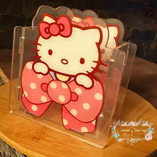Load image into Gallery viewer, PREORDER Acrylic Pen/Pencil/Brush Holder - Kittt with Pink Bow PREORDER
