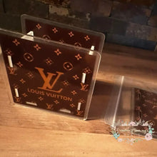 Load image into Gallery viewer, Acrylic Pen/Pencil/Brush Holder - Love Brown Pen holder
