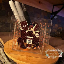 Load image into Gallery viewer, PREORDER Acrylic Pen/Pencil/Brush Holder - Love Brown Assessories PREORDER
