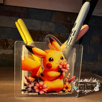 Acrylic Pen/Pencil/Brush Holder - Piki Pen holder