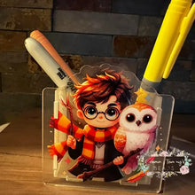 Load image into Gallery viewer, Acrylic Pen/Pencil/Brush Holder - Potter Boy Pen holder
