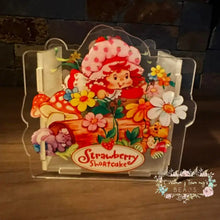 Load image into Gallery viewer, Acrylic Pen/Pencil/Brush Holder - Strawberry Shortcake Pen holder
