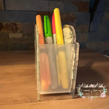 Load image into Gallery viewer, Acrylic Pen/Pencil/Brush Holder - Tiffany Pen holder
