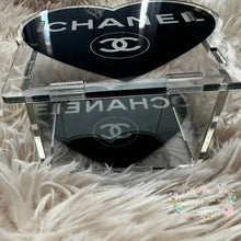 Load image into Gallery viewer, ACRYLIC PEN/PENCIL/MAKE UP BRUSHES HOLDER - CiCi Black Heart Acrylic Pen/Pencil/Brush Holder
