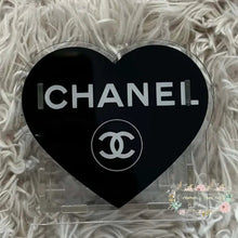 Load image into Gallery viewer, ACRYLIC PEN/PENCIL/MAKE UP BRUSHES HOLDER - CiCi Black Heart Acrylic Pen/Pencil/Brush Holder
