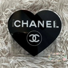 Load image into Gallery viewer, ACRYLIC PEN/PENCIL/MAKE UP BRUSHES HOLDER - CiCi Black Heart Acrylic Pen/Pencil/Brush Holder
