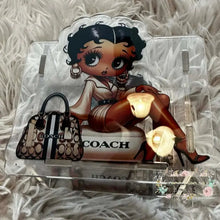 Load image into Gallery viewer, ACRYLIC PEN/PENCIL/MAKE UP BRUSHES HOLDER - Co*ch Betty Acrylic Pen/Pencil/Brush Holder
