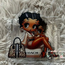 Load image into Gallery viewer, ACRYLIC PEN/PENCIL/MAKE UP BRUSHES HOLDER - Co*ch Betty Acrylic Pen/Pencil/Brush Holder
