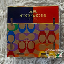 Load image into Gallery viewer, ACRYLIC PEN/PENCIL/MAKE UP BRUSHES HOLDER - Co*ch Square Acrylic Pen/Pencil/Brush Holder
