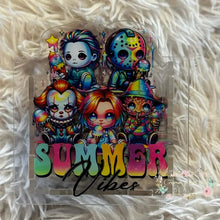 Load image into Gallery viewer, ACRYLIC PEN/PENCIL/MAKE UP BRUSHES HOLDER - Summer Vibes Acrylic Pen/Pencil/Brush Holder
