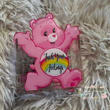 Load image into Gallery viewer, ACRYLIC PEN/PENCIL/MAKE UP BRUSHES HOLDER - Swearbear #8 - Pink Acrylic Pen/Pencil/Brush Holder
