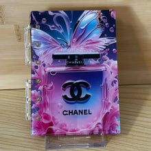 Load image into Gallery viewer, Designer Notebook - CiCi Butterfly Perfume

