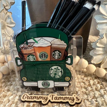 Load image into Gallery viewer, Starlady Truck - Acrylic Pen/Pencil/Brush Holder
