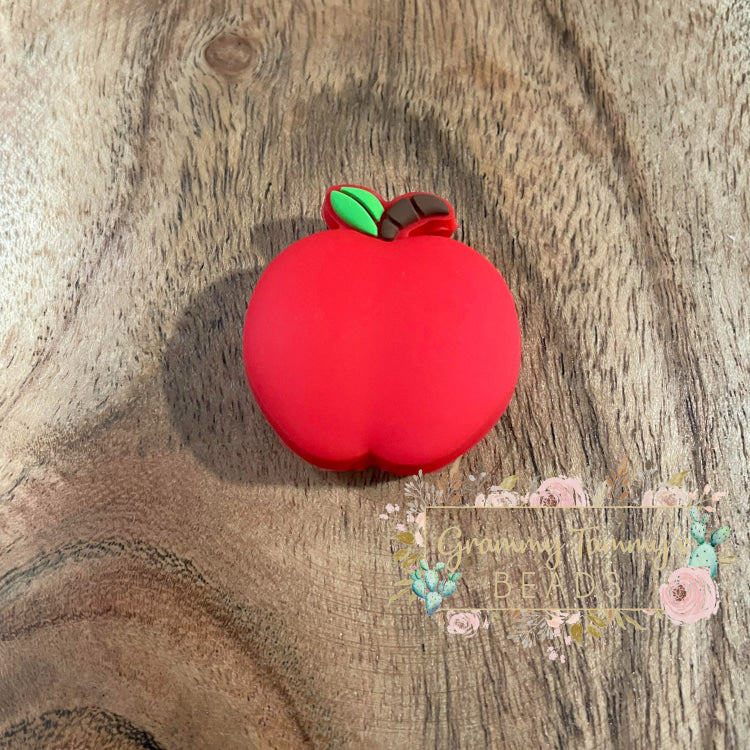 Apple - Silicone Focal Bead