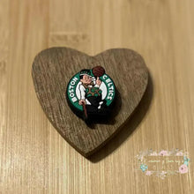 Load image into Gallery viewer, B Basketball #1 Silicone Focal Bead - One Count Silicone Focal Bead
