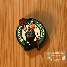 Load image into Gallery viewer, B Basketball #1 Silicone Focal Bead Silicone Focal Bead
