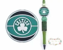 Load image into Gallery viewer, B-Basketball 2.0 Silicone Focal Bead
