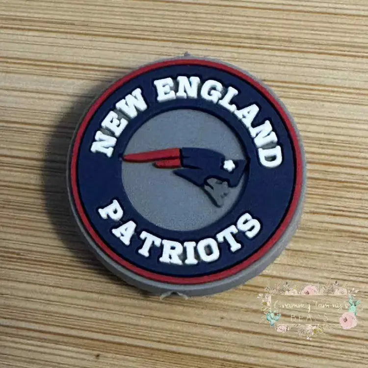 B-Football Silicone Focal Bead Focal