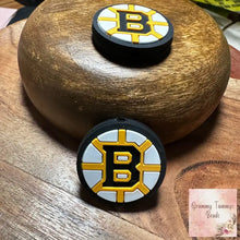 Load image into Gallery viewer, B-Hockey Silicone Focal Bead Beads
