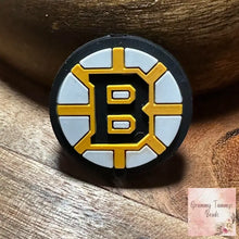 Load image into Gallery viewer, B-Hockey Silicone Focal Bead Beads
