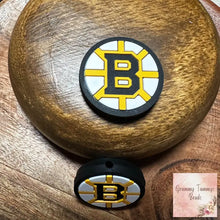 Load image into Gallery viewer, B-Hockey Silicone Focal Bead Beads
