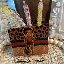Load image into Gallery viewer, GiGi Betty -  ACRYLIC PEN/PENCIL/MAKE UP BRUSHES HOLDER
