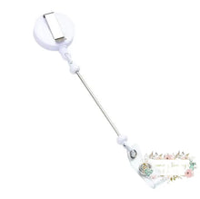 Load image into Gallery viewer, Badge Reels Retractable Holder With Belt Clip &amp; Bead Bar Beadable
