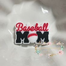 Load image into Gallery viewer, Focal - Baseball Mom Silicone Bead
