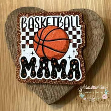 Load image into Gallery viewer, Basketball Mama - Brown Glitter Flatback Glitter Flatback

