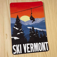 Load image into Gallery viewer, Creative Tin Sign 8X12 - Ski Vermont
